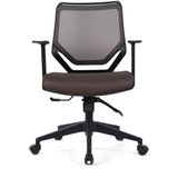 Koltuk Stilim Moreno Kahverengi Fileli Pls Çalışma Koltuğu Ofis Koltuğu