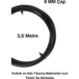 Koltuk ve Halı Yıkama Makineleri Için 8 mm Çap 3,5 M Temiz Su Hortumu - 1 Adet