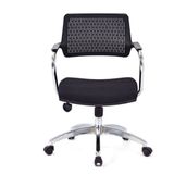 Koltukstilim Carmel Siyah Fileli Krom Ofis Çalışma Koltuğu