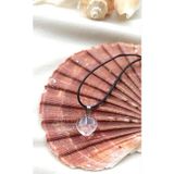 Kolye Gerdanlık Kalp Çakra Yoga Reiki Doğal Kristal Kuvars Taş Kadın