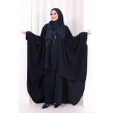 Kolyeli Tunik Pantolon Takım 8026 Lacivert