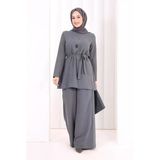 Kolyeli Tunik Pantolon Takım 8027 Antrasit