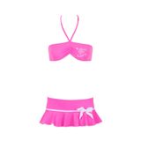 Kom 1M14MUCY201.002-C00184 Lili İşlemeli Çocuk Etekli Bikini