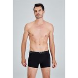 Kom 44BX10191 Siyah Tight 2'li Erkek Boxer