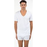 Kom 44TS10011 Enrico Erkek 2'li V Yaka T-Shirt - XL - Siyah