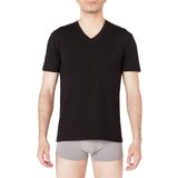 Kom Antonio V Yaka Erkek Üst Ve T-Shirt, Siyah (Sıya Sıya), M (Üretici Ölçüsü: M)