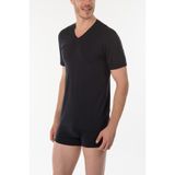 Kom Antonio V Yaka T-shirt, Erkek, Siyah, 2XL