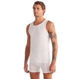 Kom Aytron Halter 2'li Basic Erkek Atlet, Beyaz, S Beden