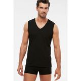 Kom Barry 2'li Erkek Atlet - Siyah - 2XL