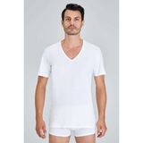 Kom Enrico V Yaka 2li Erkek T-Shirt - 3XL - Siyah
