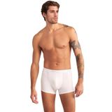 Kom Erkek Pamuklu Modal Lastikli Bel Boxer, Beyaz, XL, 2'li Paket