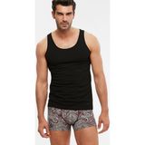 Kom Erkek Penye Likra Compact Scott Atlet 4 lü - 2XL - Siyah