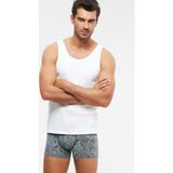 Kom Erkek Penye Likra Compact Scott Atlet 4 Lü, Beyaz, 2XL