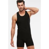 Kom Erkek Siyah Modal Penye Spor Atlet, M, 2'Li Set