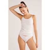 Kom Kadın Penye Likra Ince Askılı Basic Top Atlet 2 Li - 2XL - Beyaz
