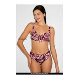 Kom Lapisa Desenli Toparlayıcı Bikini