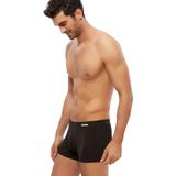 KOM Mikro Modal Kendinden Desenli Andrea Boxer 2'li, L, 349354128961, Siyah, erkek