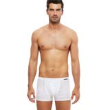 KOM Modal Jakar Desenli Andrea Boxer, L, 1C11CBXK061.010.C0018, Beyaz, erkek