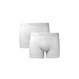KOM Modal Kumaş Pamuklu Likralı 2'li Boxer, S, KQ.O.1K.M2.K2, Beyaz, erkek