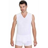 Kom Nobre Erkek Atlet, Beyaz, 2XL Beden