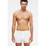 KOM Pamuk Adrian Boxer 2'li Paket, 2XL, 349827463194-h, Beyaz, erkek