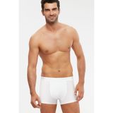KOM Penye Boxer 6'lı Paket, S, 216131016, Beyaz, erkek