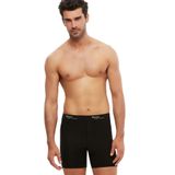 KOM Penye Likra Compact Boxer 2 Li, 2XL, 131615611, Siyah, erkek