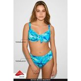Kom Seus Desenli Toparlayıcı Bikini - 40 - Turkuaz