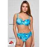 Kom Seusta Desenli Toparlayıcı Bikini - 46 - Turkuaz