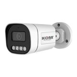 Kom (SS354-A2MS) Ahd 2mp 1080P 2.8mm, 4 Adet Ir LED Sabit Lens Full Color PI66 Pls Mikrofon Sesli Bullet Kamera - Beyaz