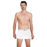 Kom Tıght 2Lı Boxer Erkek İç Çamaşırı Ve Giyim, Beyaz (Beyaz Beya), L (Üretici Ölçüsü: L)