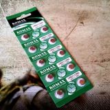 Komax Button Alkalıne Battery Ag Seria Ag 1 Pil Lr 621 Pil Sr 364 Pil Lr 60 Pil Saat Pili Yedek Pil - 10'lu