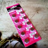 Komax Button Alkalıne Battery Ag Seria Ag 12 Pil LR43 Pil SR386 Pil SR43 Pil 186 Pil Saat Pili Yedek Pil - 10'lu