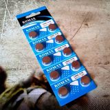 Komax Button Alkalıne Battery Ag Seria Ag 13 Pil LR44 Pil SR357 Pil SR44 Pil A76 Pil Saat Pili Yedek Pil - 10'lu