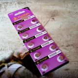 Komax Button Alkalıne Battery Ag Seria Ag 2 Pil Lr 726 Pil Sr 396 Pil 396 A Pil Saat Pili Yedek Pil - 10'lu