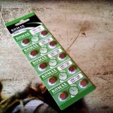 Komax Button Alkalıne Battery Ag Seria Ag 3 Pil Lr 41 Pil Sr 392 Pil Sr 41 Pil 192 Pil Saat Pili Yedek Pil - 10'lu