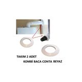 Kombi Baca Contası Lastik Sızdırmaz Conta 2 li Takım Beyaz