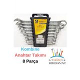 Kombine Duz Yildiz Anahtar Takimi 8X19 Mm 8 Li