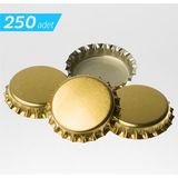 Kombuçça Soda Gazoz Şişe Kapağı - Gold / Gümüş Taç Metal Teneke Kapak 250 Adet