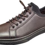 KOMCERO 3Y0461 STREÇLİ DERİ HAFİF ERKEK SNEAKERS AYAKKABI