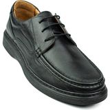 Komcero Dr.Jell's 1627 Bağcıklı Siyah Deri Erkek Günlük Ayakkabı