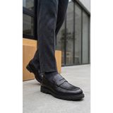 Komcero Dr.jells 6K3110-W2050 Erkek Hakiki Deri Anatomic Pıllow Technology Makosen Ayakkabı - Siyah