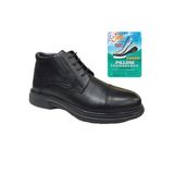 Komcero K2454-2087 Dr.Jells Bağcıklı Pıllow Tech Floter Deri Siyah Erkek Bot