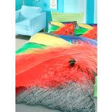 Komfort Home 3D Çift Kişilik Pamuk Saten 200 x 220 cm Nevresim Takımı