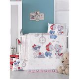 Komfort Home Bebek Nevresim Takımı %100 Pamuk - 100 x 150 cm - Beyaz
