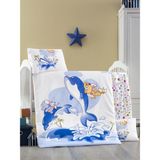 Komfort Home Bebek Nevresim Takımı %100 Pamuk - 100 x 150 cm - Mavi