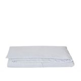Komfort Home Beyaz Battal Boy Çizgili Pamuk Saten Nevresim