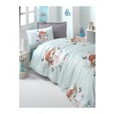 Komfort Home Candy Girl Ranforce Turkuaz Genç Nevresim Takımı