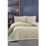 Komfort Home Çift Kişilik 100 Pamuk Kumaş Silikon Dolgulu Yorgan Seti / G10