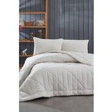 Komfort Home Çift Kişilik 100 Pamuk Kumaş Silikon Dolgulu Yorgan Seti / G12